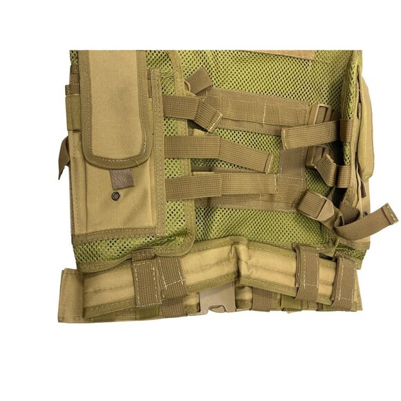 Tactical Vest Adjustable Fit With Multiple Pockets & Mesh Design For Outdoor - Picture 5 of 8